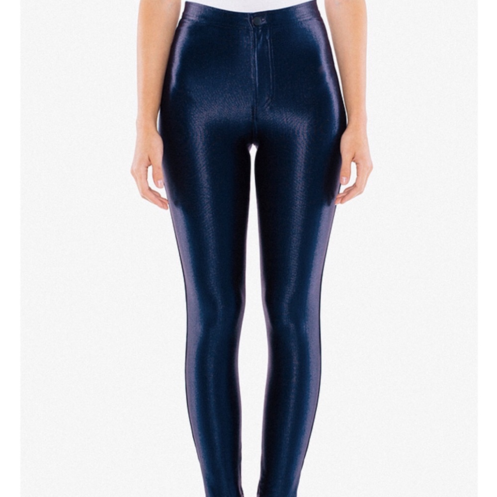 American Apparel Disco Pants🔷🔹Metallic Blue 🔹🔷